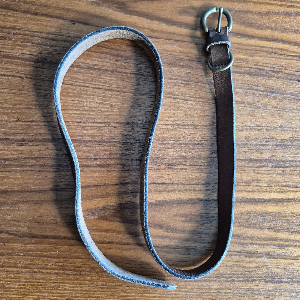 Vintage  Banana Republic Brown Leather Belt Medium